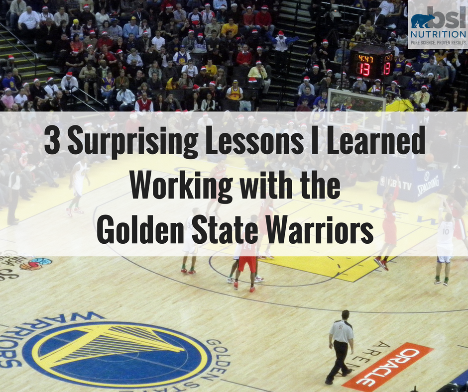 3 Surprising Lessons I Learned Working with the Golden State Warriors
