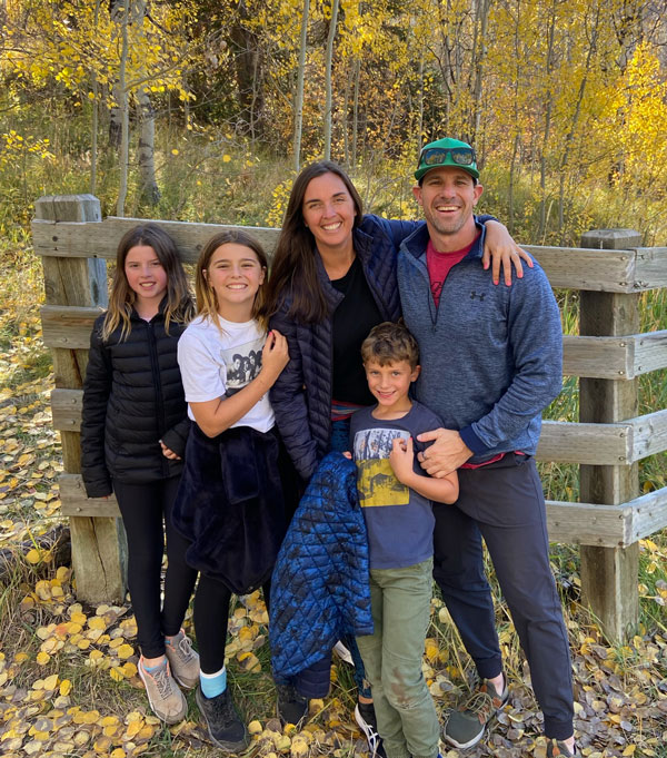 Ben Brown and Kristina Brown with their children in Utah