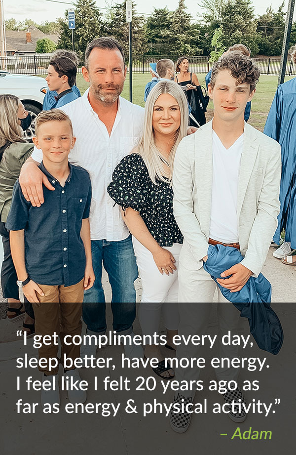 Adam nutrition coaching testimonial