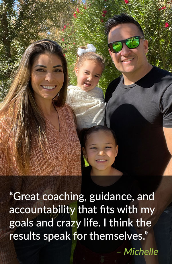 Michelle nutrition coaching testimonial