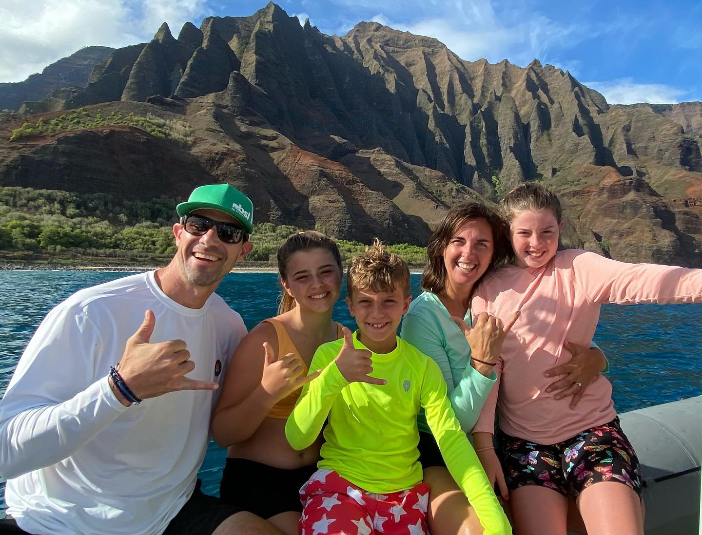 Winners don't wait. Photo of my family in Hawaii.
