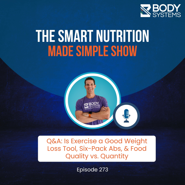 273_Q&A: Is Exercise a Good Weight Loss Tool, Six-Pack Abs, & Food Quality vs. Quantity